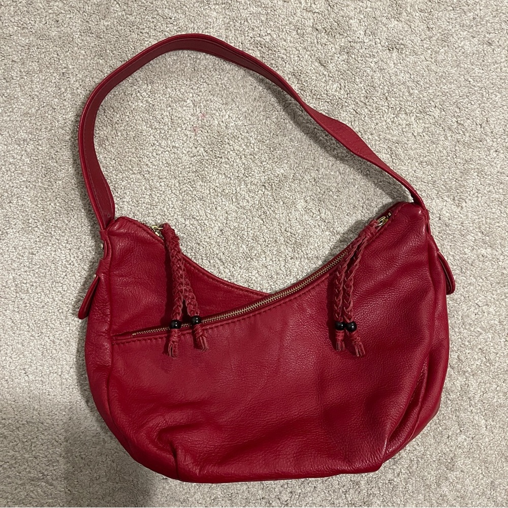 THE SAK | GORGEOUS BOHO RED GENUINE LEATHER PURSE ♥️